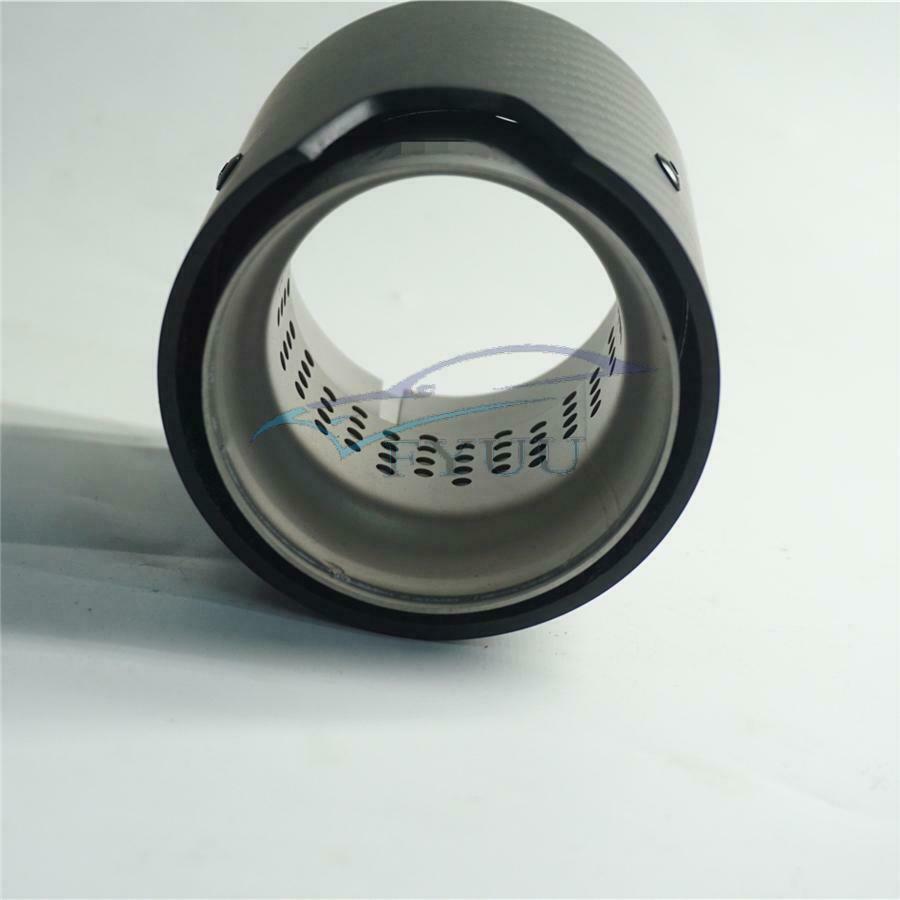 Stainless Steel + Carbon Fiber Car Exhaust Muffler Tip 2.5" 63mm Inlet For BMW M