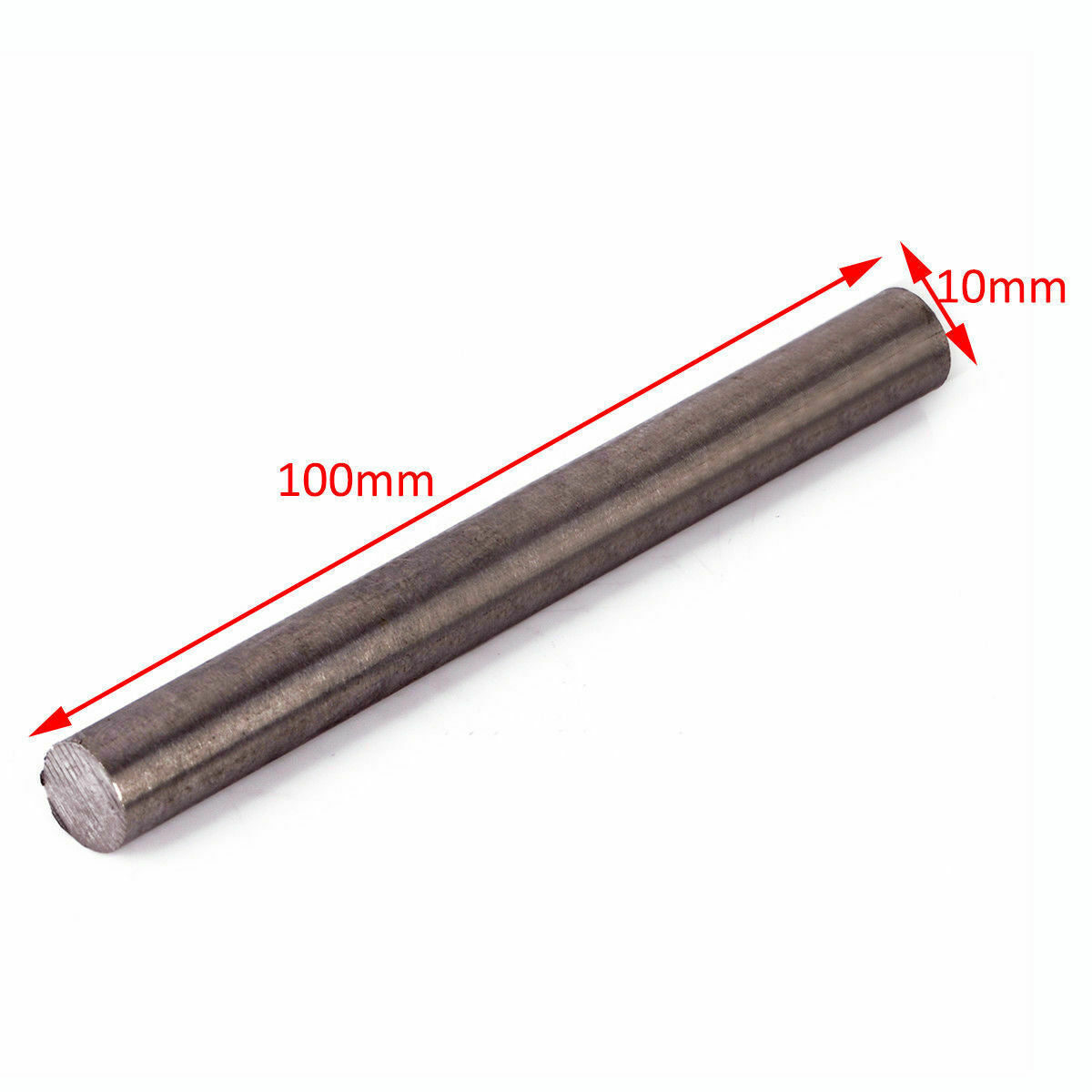 Titanium Ti Titan Gr.2 GR2 Metal Rod Round Bar Diameter 10mm, Length 100mm