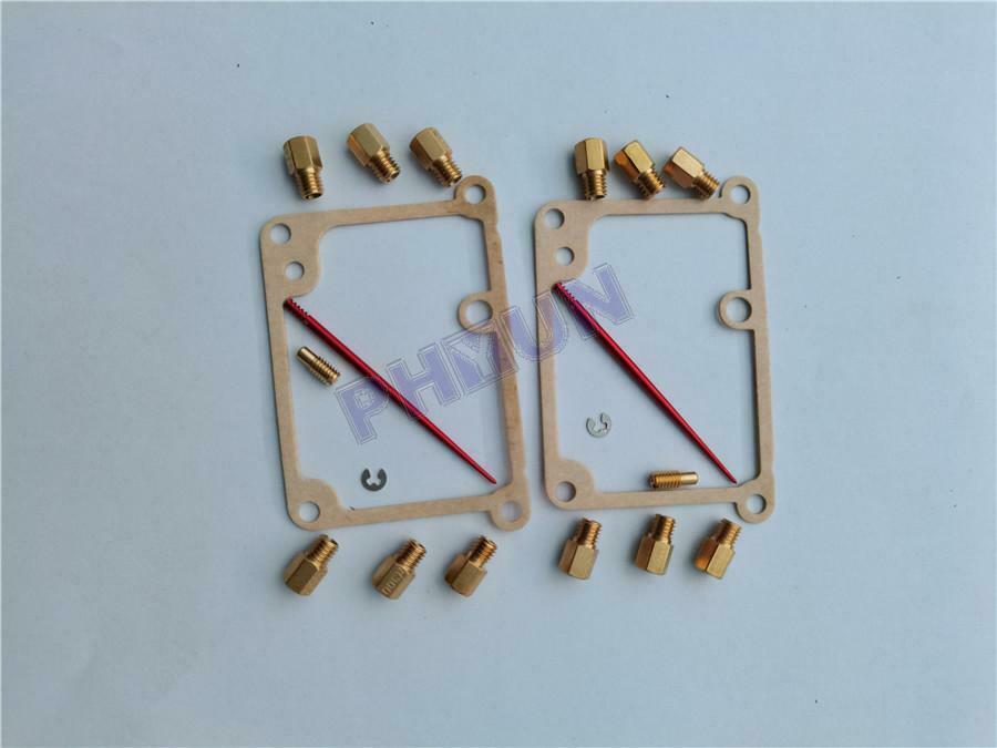 2x For Yamaha Banshee Carburetor Main Jets w/ Needle Gaskets Repair kit
