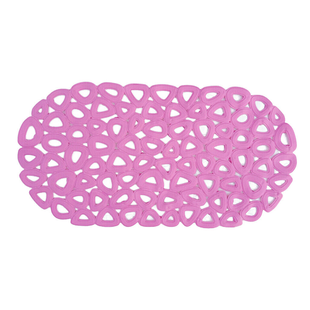 26'' Bath Antislip Shower Mat PVC Toilet Bath Mat Shower Bath Mat Pink