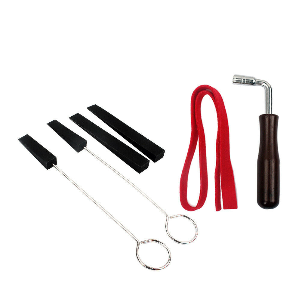 1 Set Piano Tuning Lever Tools Kit Rubber Mute Set Piano DIY Parts