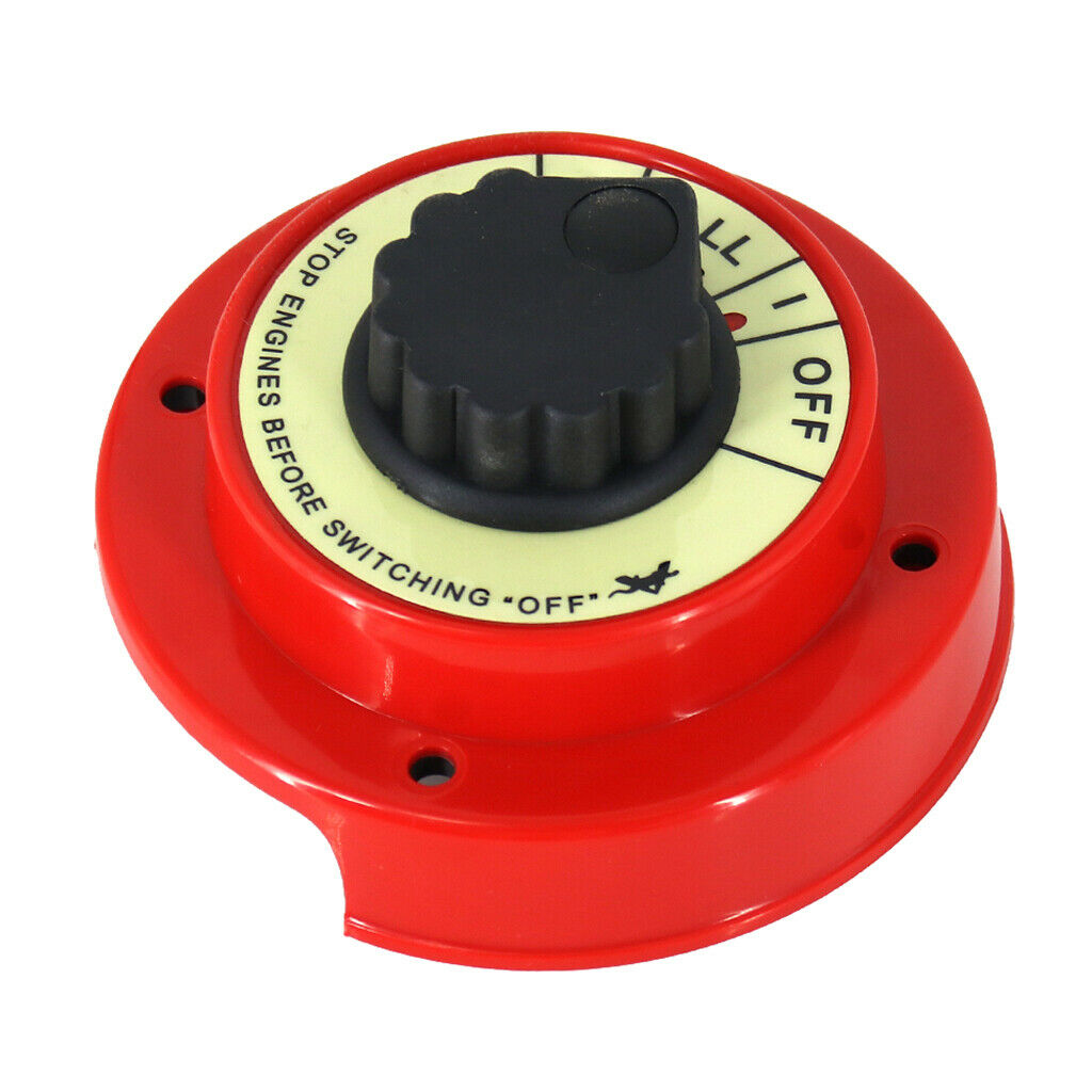 Battery Selector Switch, 6-32 V Dual Batteries Power Selection Switch for Car,