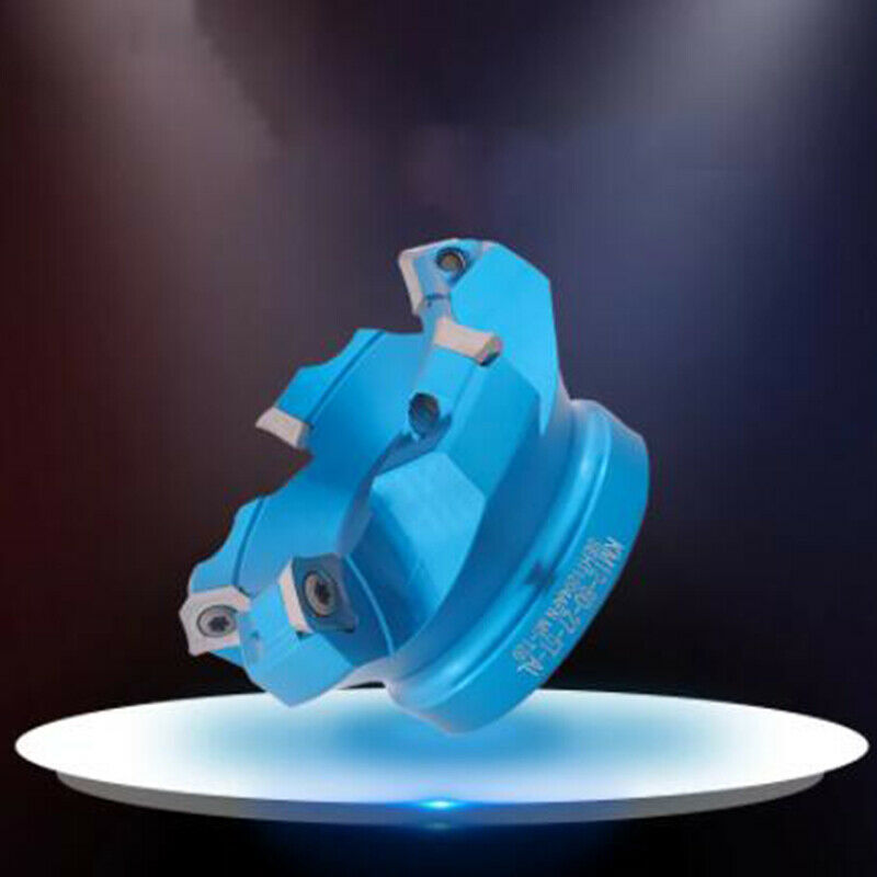 45° Aluminum AL-KM12 63-22 4Flute Indexable Face milling Cutter + SEHT1204AFFN