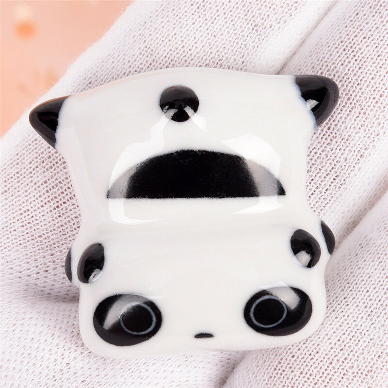 Nail Brush Pen Rack Ceramic Stand Holder Cute Panda Manicure Nail Art Tool TwJDD