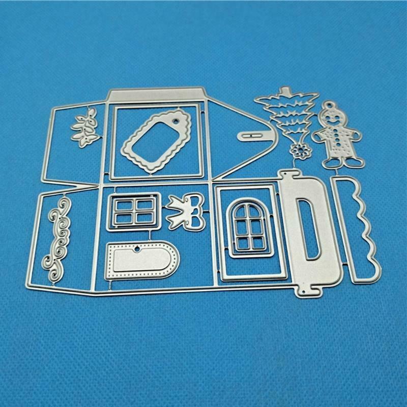 Christmas Tree Box Metal Cutting Dies Stencil DIY Scrapbooking Album Paper Card