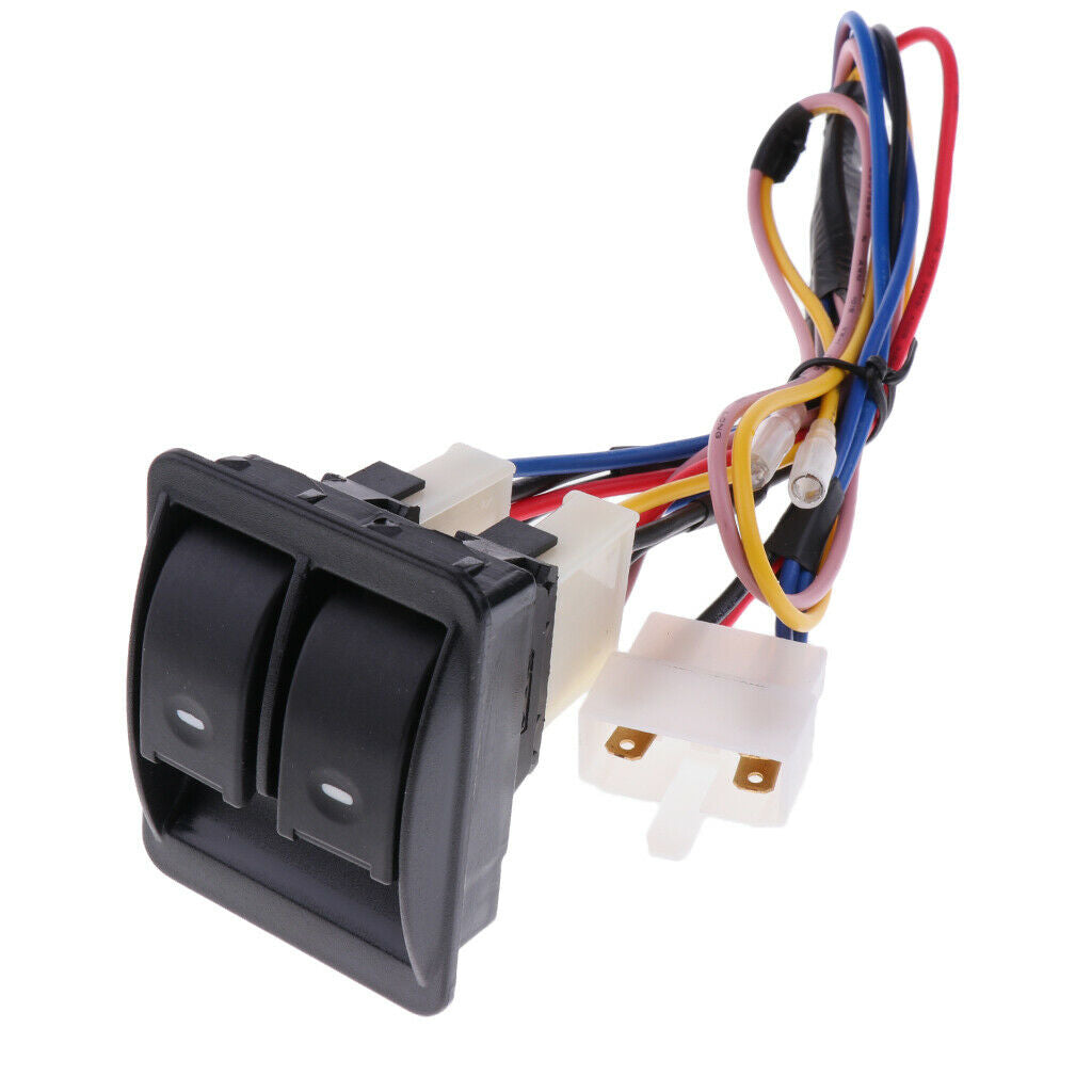 3pcs Car Window Lifter Control Switch with Wire Harness