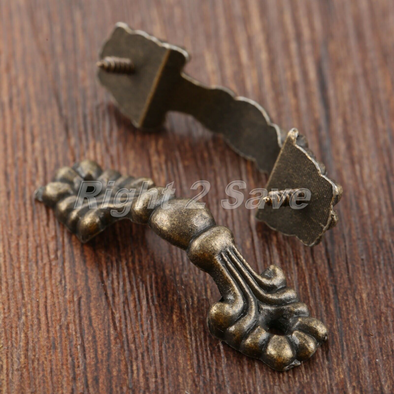 Retro Furniture Door Pull Handles Cupboard Bookcase Drawer Cabinet Knobs 42*12mm