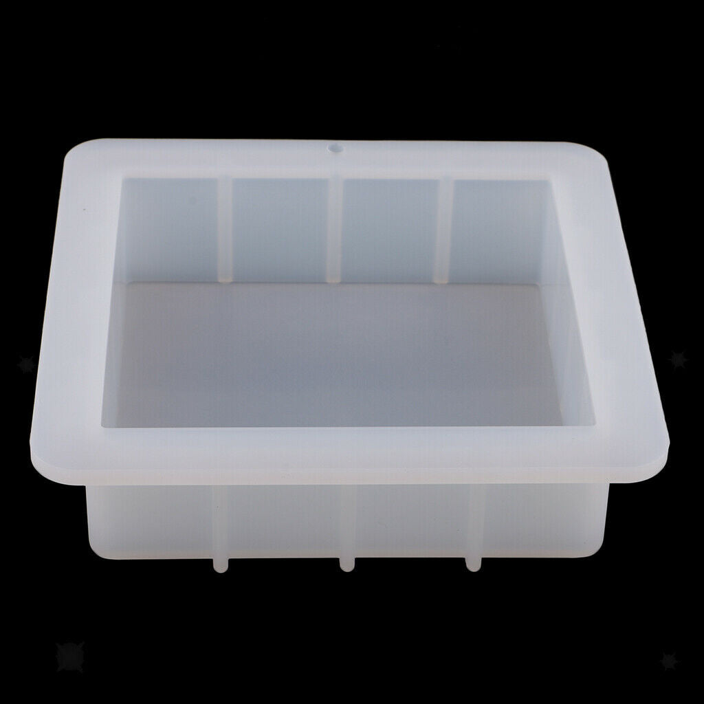 Large 1100ml Soap Mold Silicone Mould Tray For Homemade DIY Pastry Baking Mold
