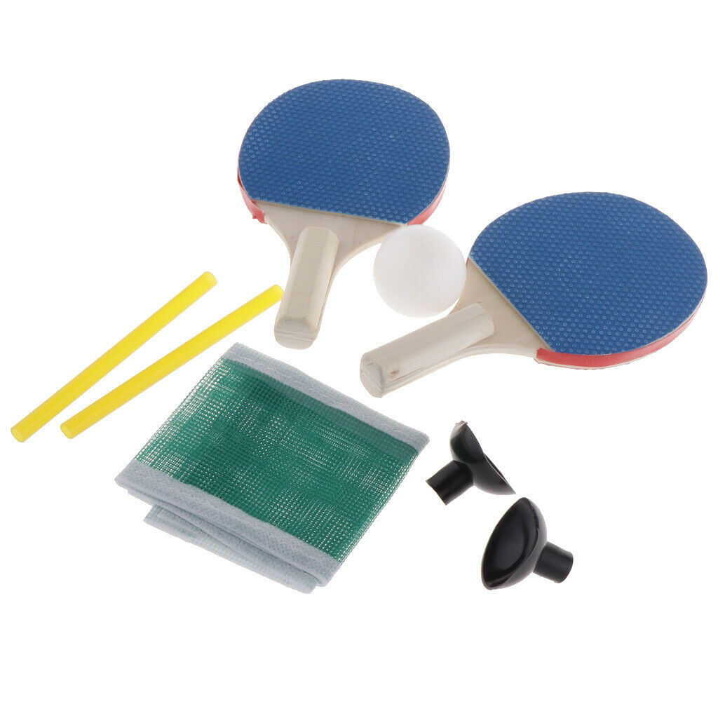 Mini Mini Table Tennis Racket Ball Net Set Pingpong Indoor Equip Trainer