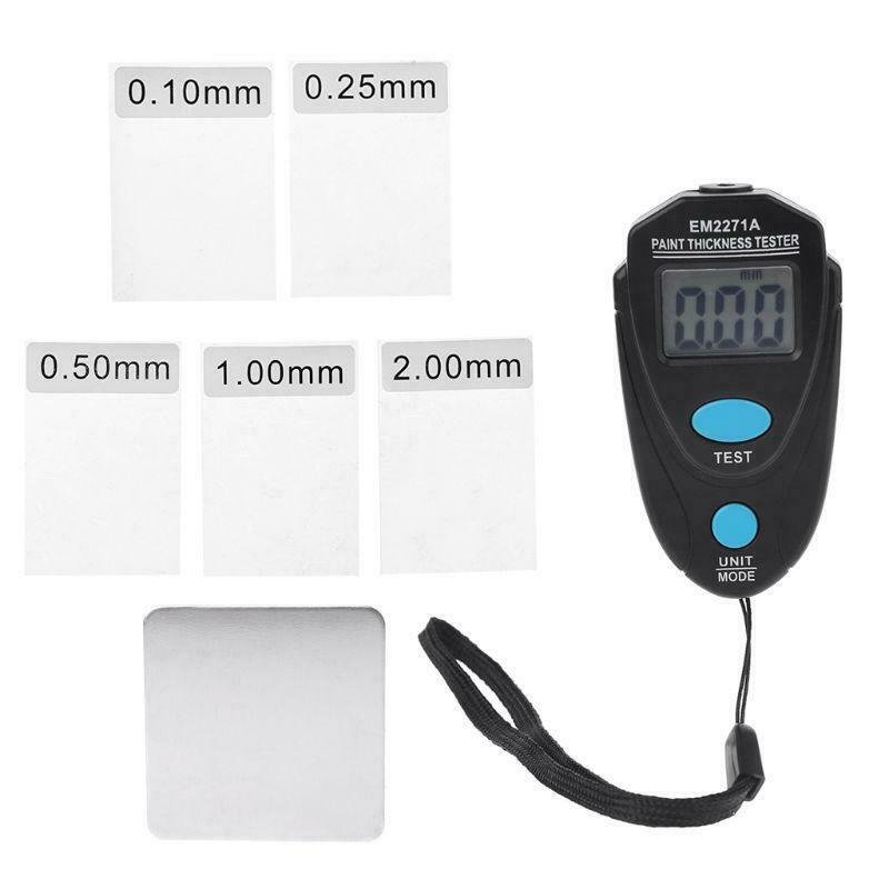 Digital Fe/NFe 0.00-2.20mm Thickness Tester Car Auto Paint Coating Gauge EM2271A