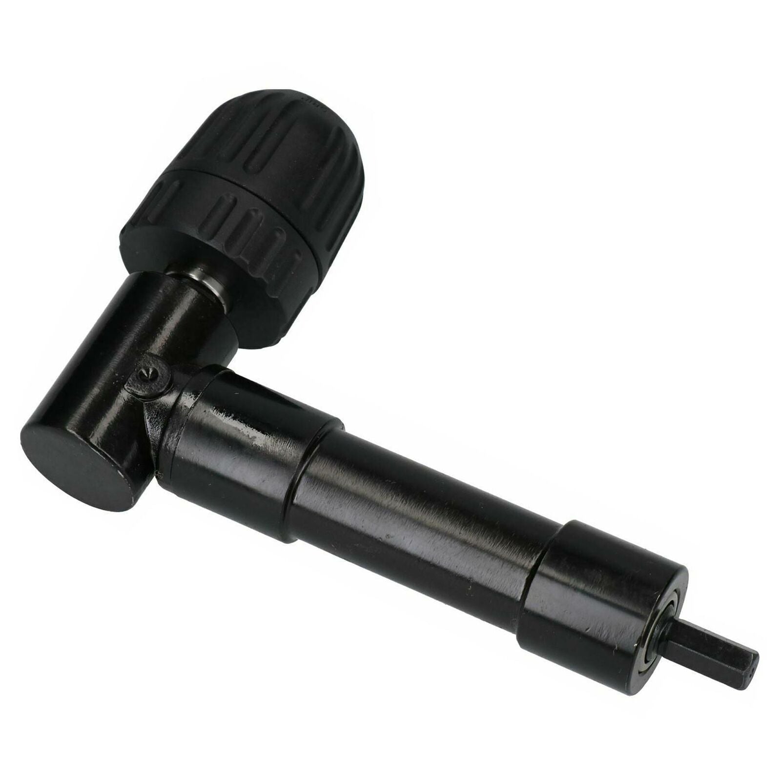 Drill Bit Adapter Right Angle 90Â° Angle Aluminum Metal Keyless Chuck Triple/hex
