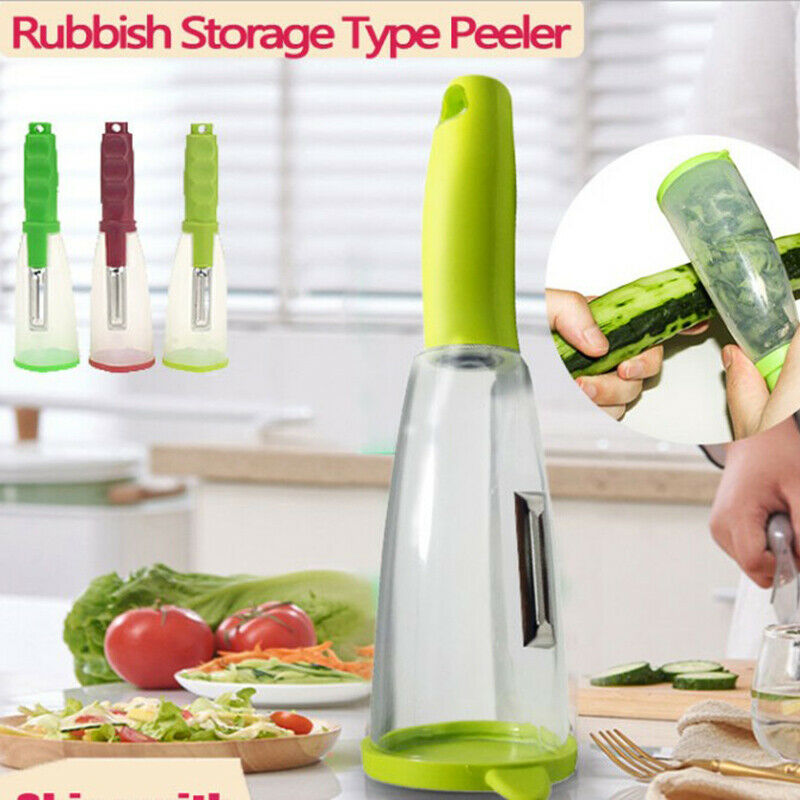 New Peeler Storage Peeler With A Container For Fruit And Vegetable Peel.l8