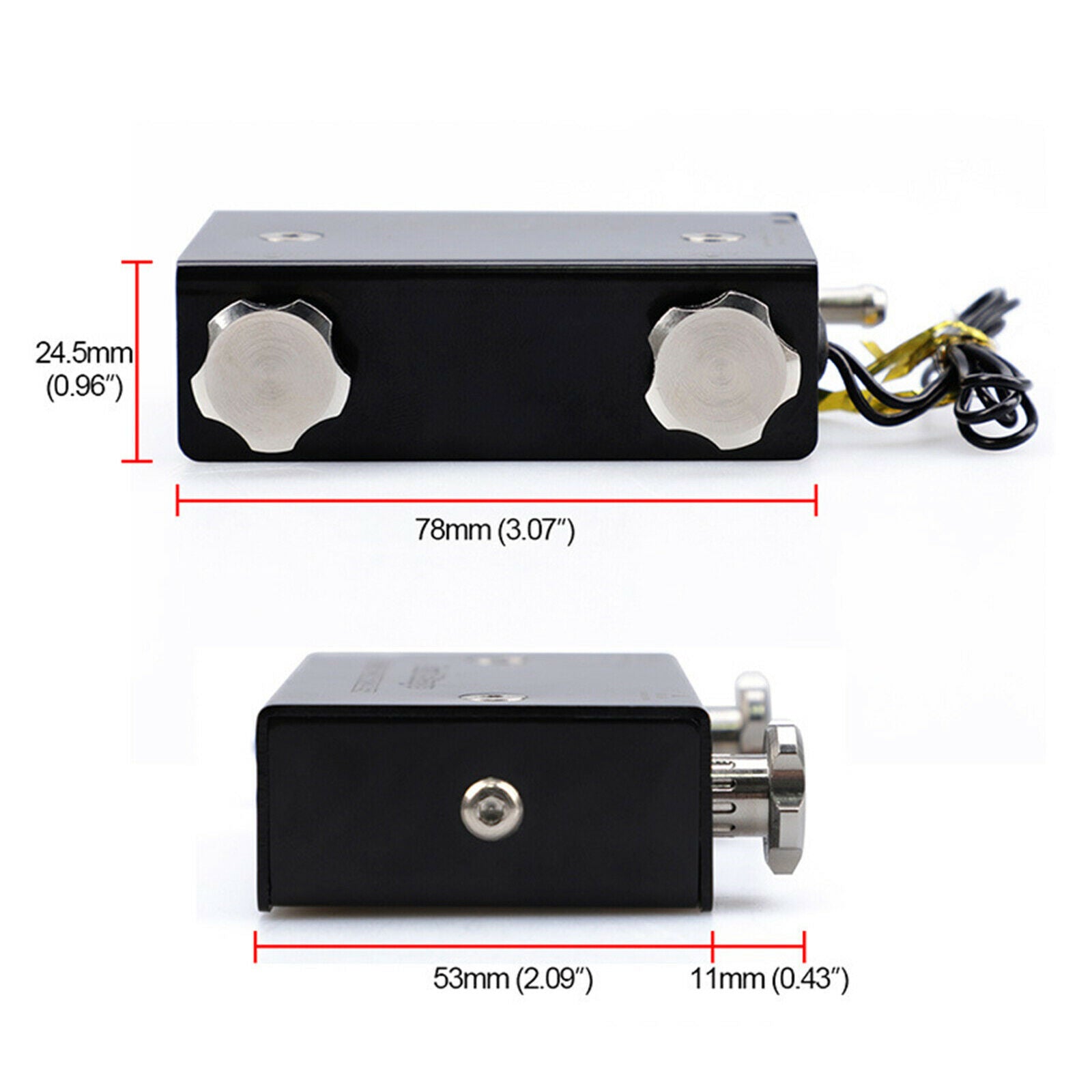 Vehicle Dual Stage Electronic Turbocharger Psi /w Switch Universal Durable