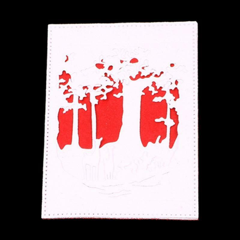 Forest Metal Cutting Dies Stencil DIY Scrapbook Album Paper Card Template Mold