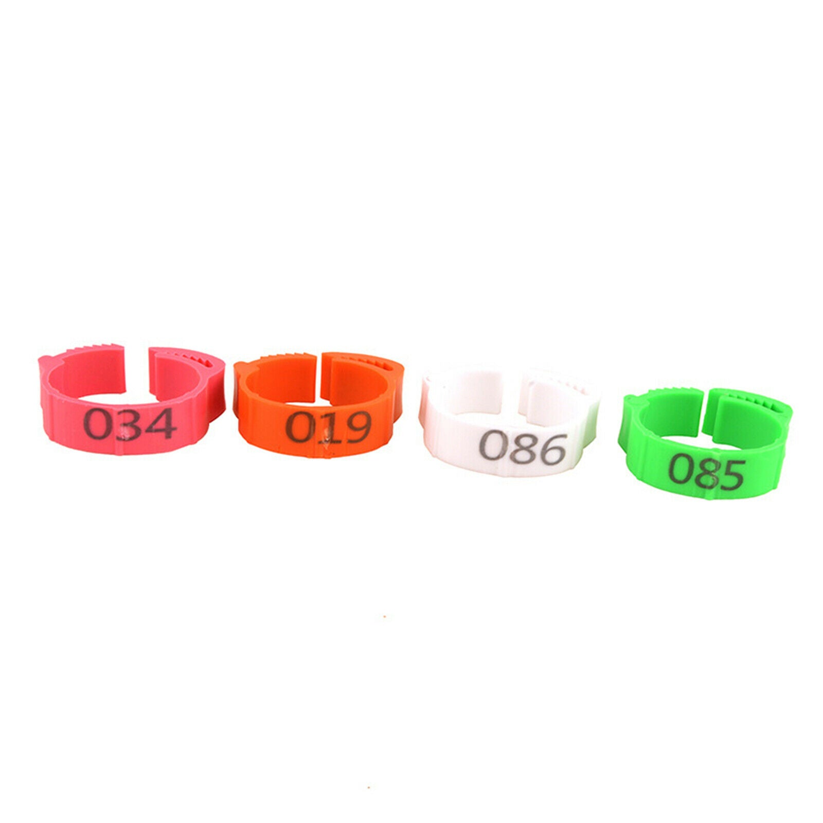 600x Chicken Leg Rings Duck Clip Adjustable Poultry Leg Bands for Farm