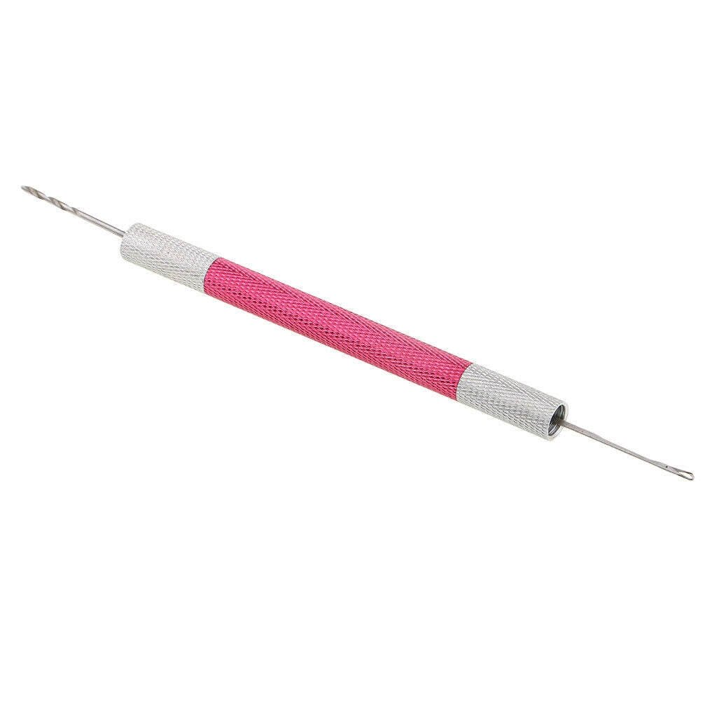 1 set Fishing Rig Bait Needle Boilie Needle Drill Stringer Needle Rose Red