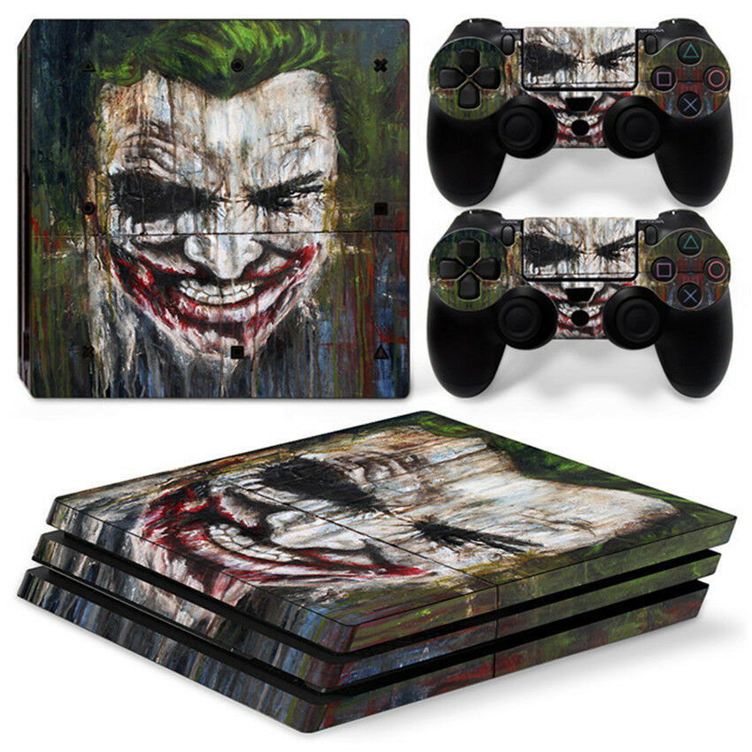 Batman Joker skin For  playstation PS4 PRO Console Stickers & 2 Controllers Skin