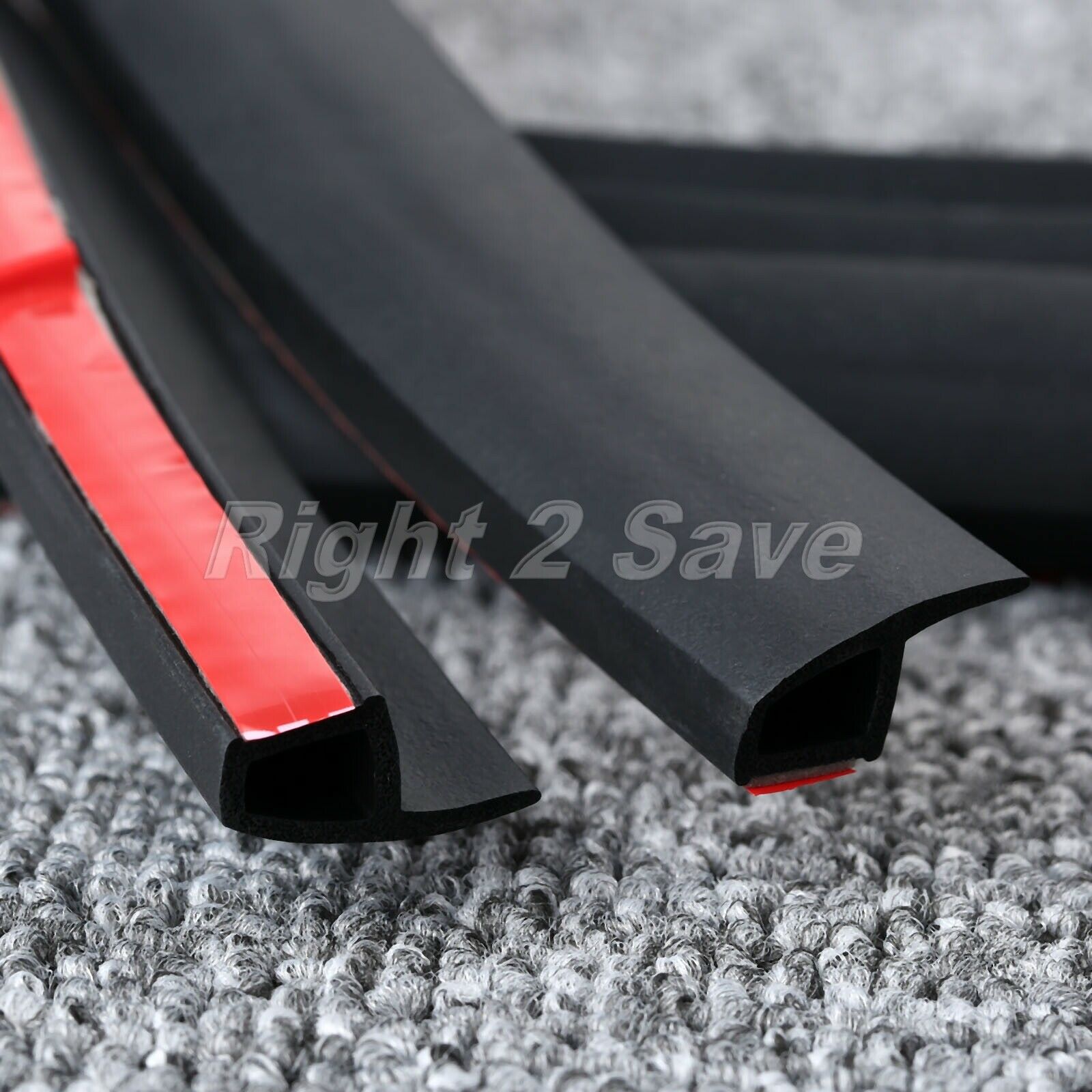 4M Auto Car Truck Door P-shape Rubber Sealing Weather Strip Hollow Universal