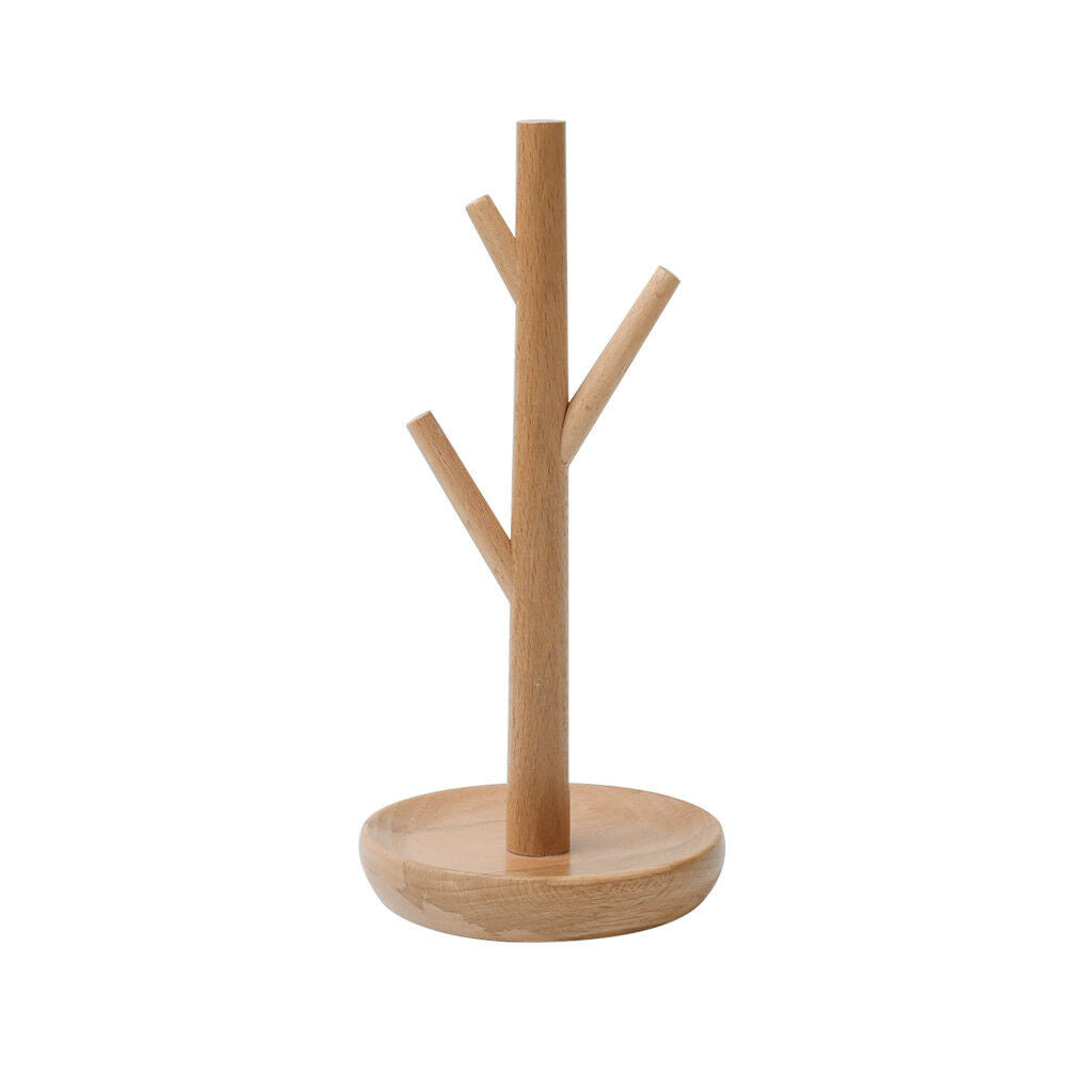 Wood Rack Jewelry Display Necklace Bracelet Pendant Hanger Storage Show Rack