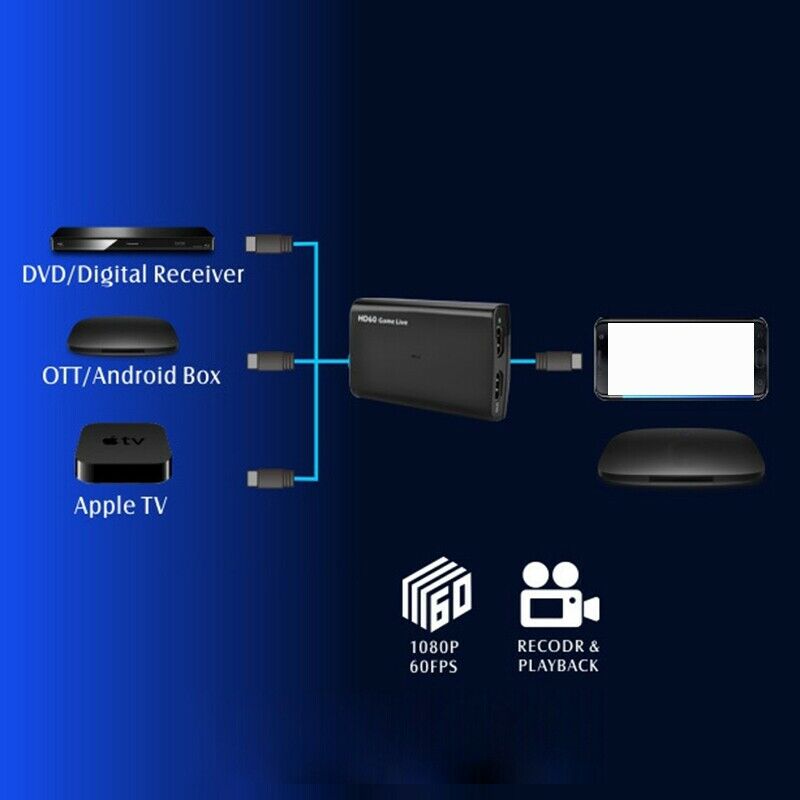 1080P mi Video Capture Card Usb 3.0 mi Game Recording Live Streaming Device 60M5