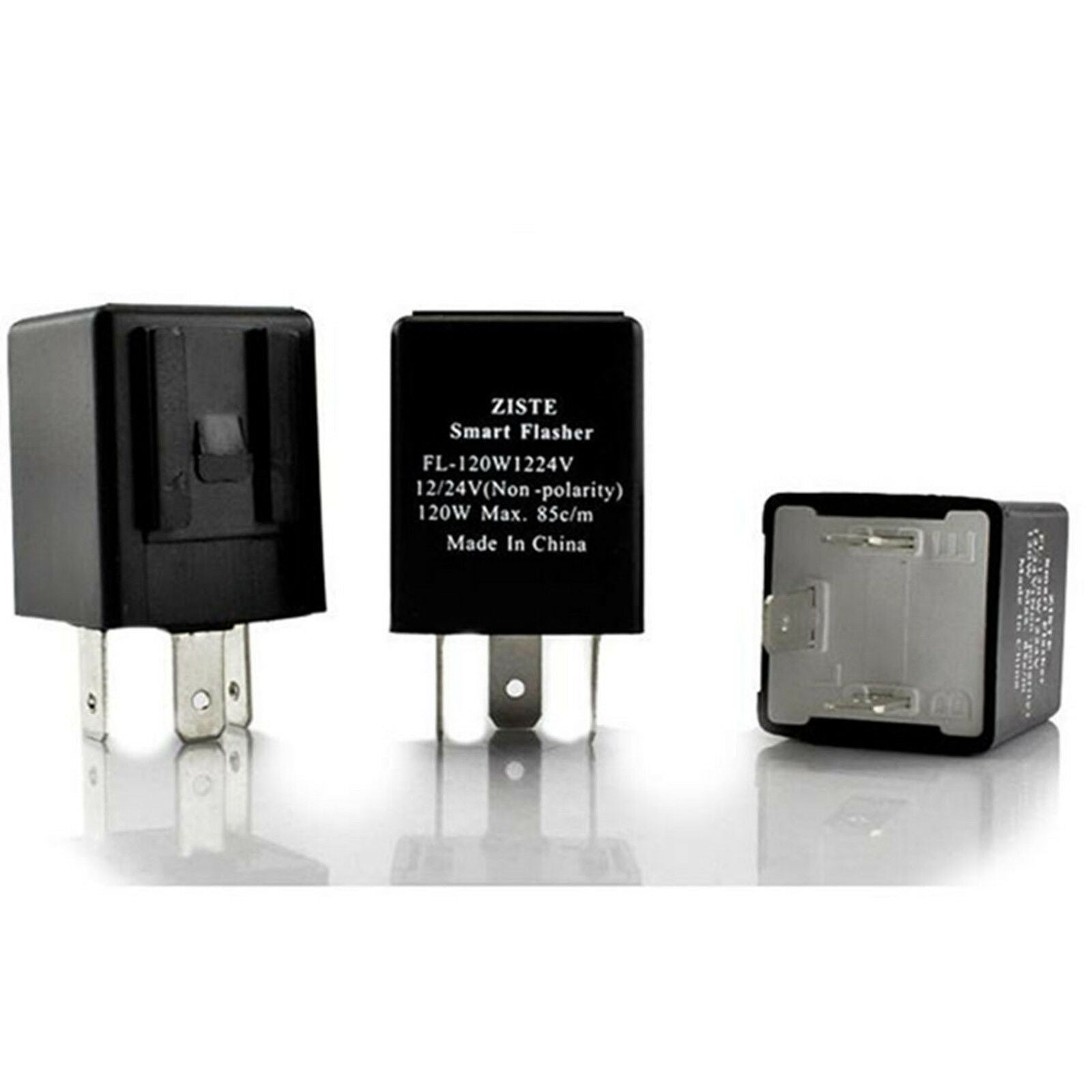 3-Pin CF13/CF14 LED Flasher Relay For Turn Signal Lights Hyper Blink Flash Fix