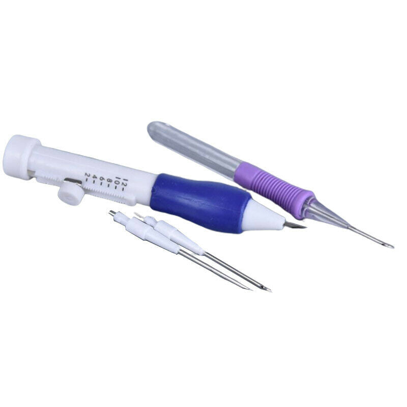 1Set DIY Hand Embroidery Pen Practical Plastic DIY Crafts Magic Embroidery Pe Rf