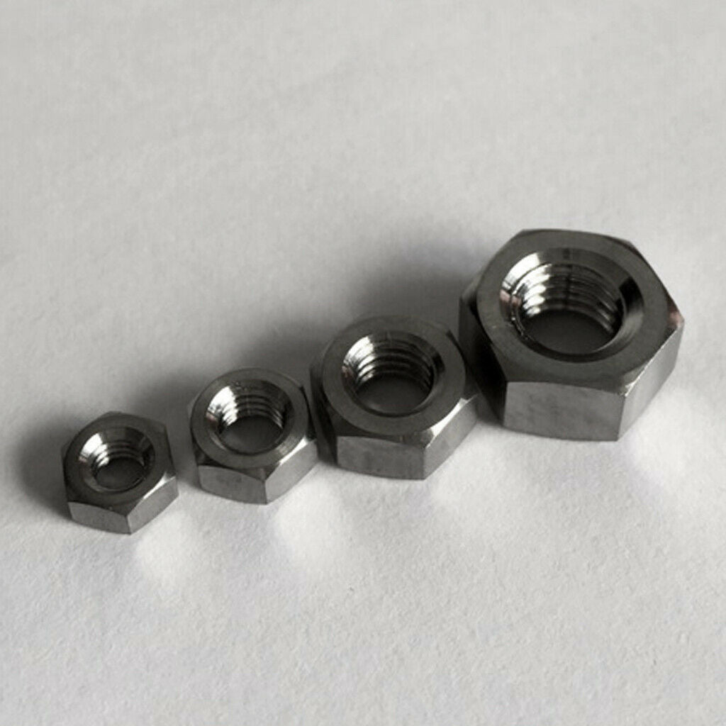 5pcs  TC4/GR5 Titanium Alloy Hex Support Spacer Screw Lock Nut