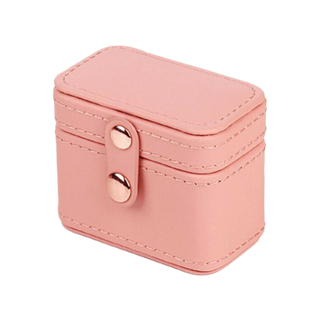 Jewelry Box Display Case Organizer Earrings Studs Travel Pink Gift Box