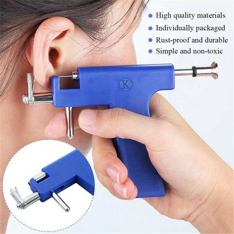 1Set Steel Ear Nose Navel Body Piercing Women 49Pcs Ear Studs DIY Findings