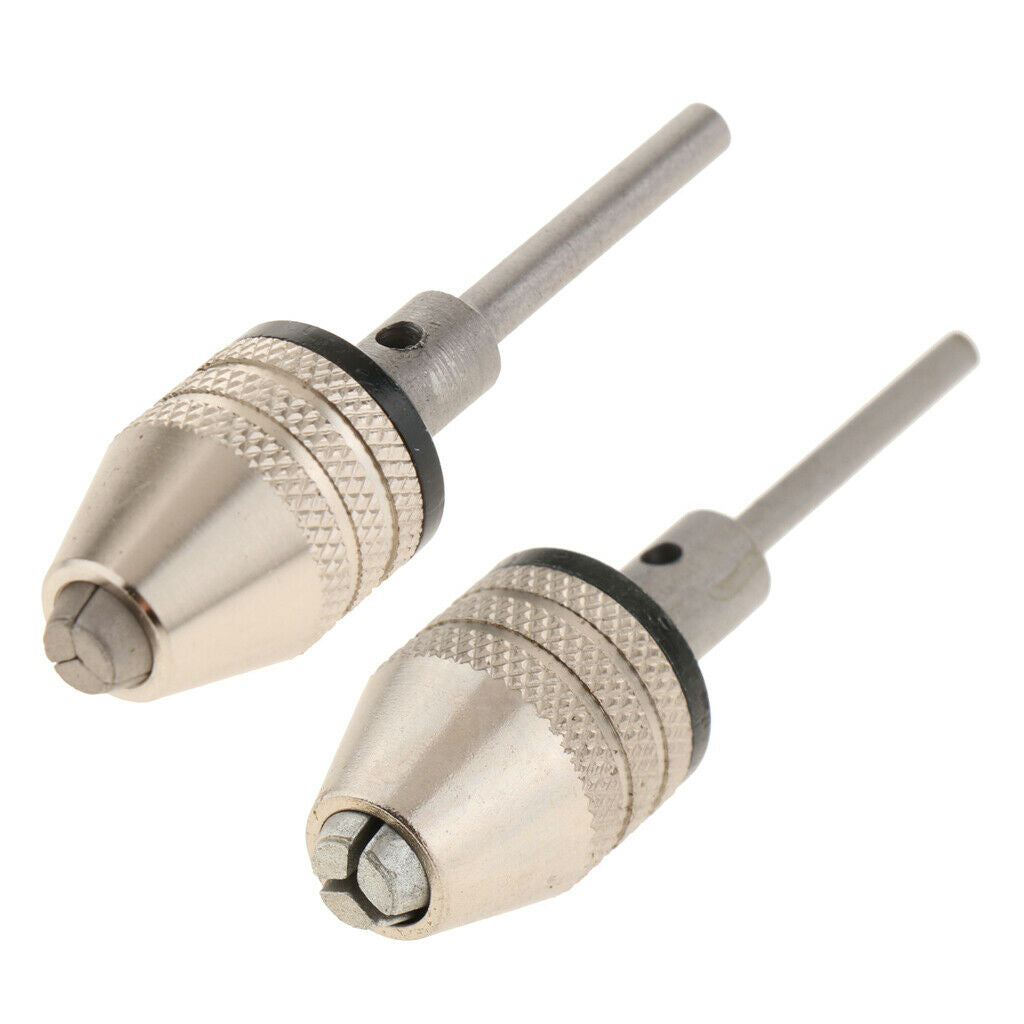 Pack of 2 | 0.3-3.4mm 2.35mm 3mm Drill Chuck Screwdriver Adaptor Hex Shank |