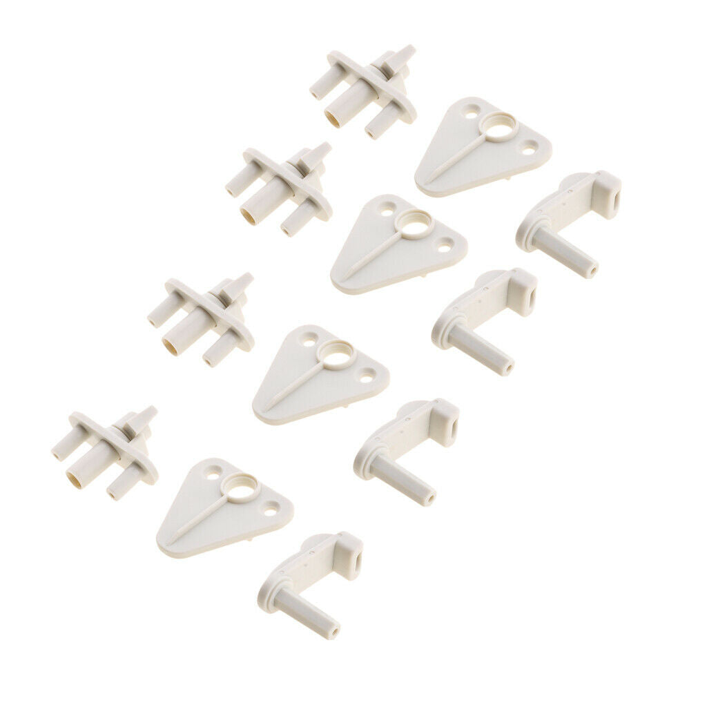 4x Plastic Marine Pontoon Boat Replacement Safety Door Gate Latch Fit for 1, 1