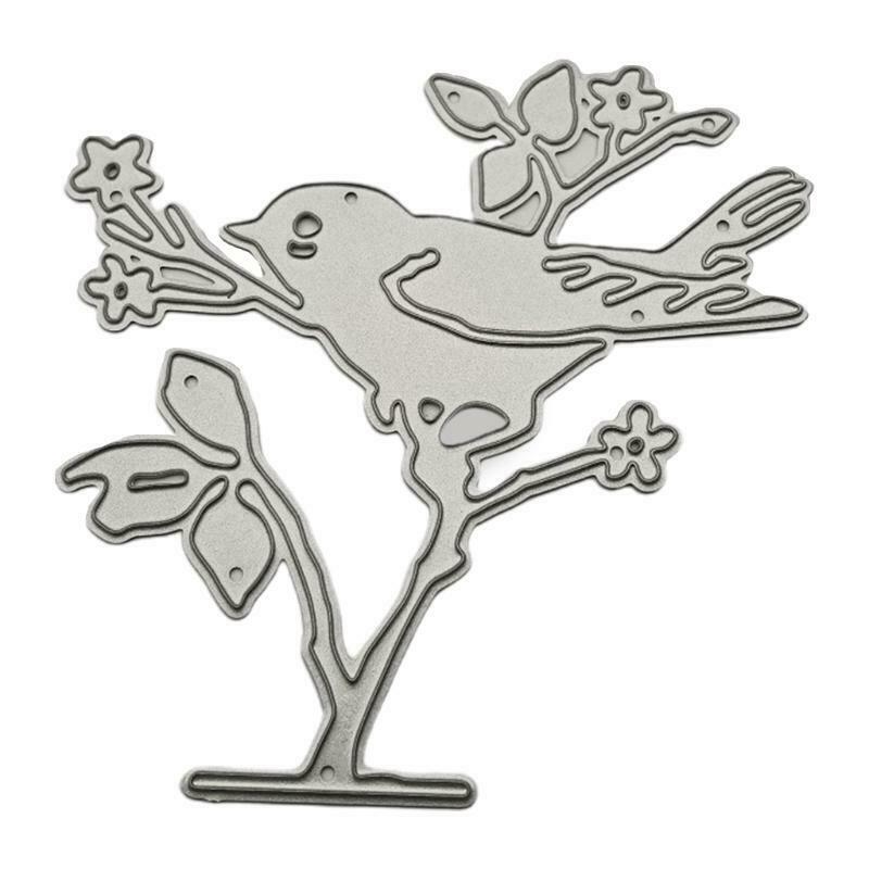 Bird Tree Metal Cutting Dies Stencils DIY Scrapbooking Album Paper Card Template