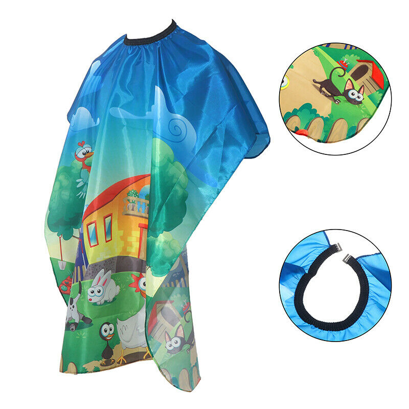 Waterproof Kids Haircut Cape Cloth Hairdresser Hairdressing Salon Barber .l8