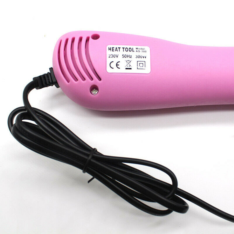 300W Heat Gun DIY Handicraft Ceramic Hot Air Wind Blower Stereotype Tool EU Plug