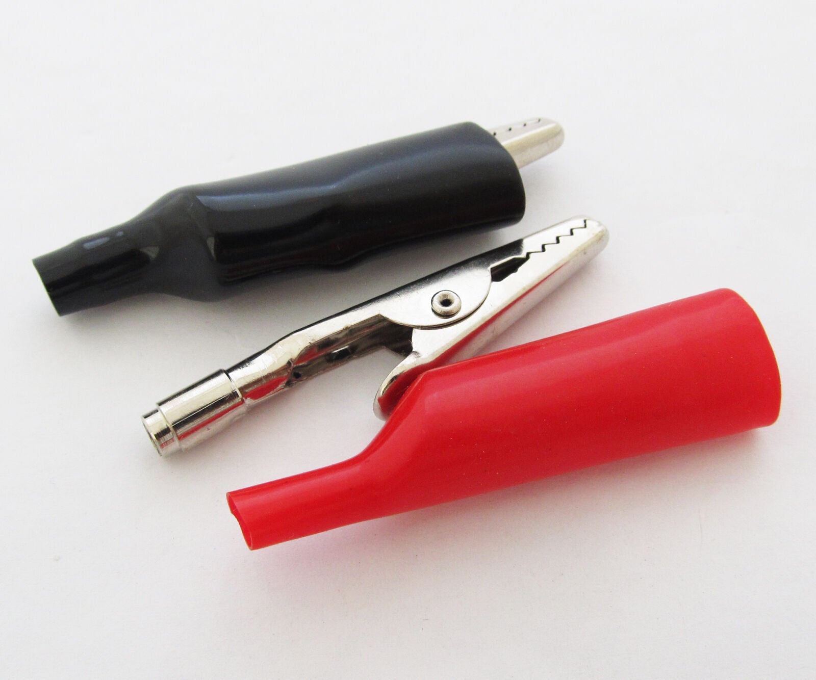 4pcs 2 Colors Heavy Insulated Screw Alligator Clip Applying for Multimeter DMMS