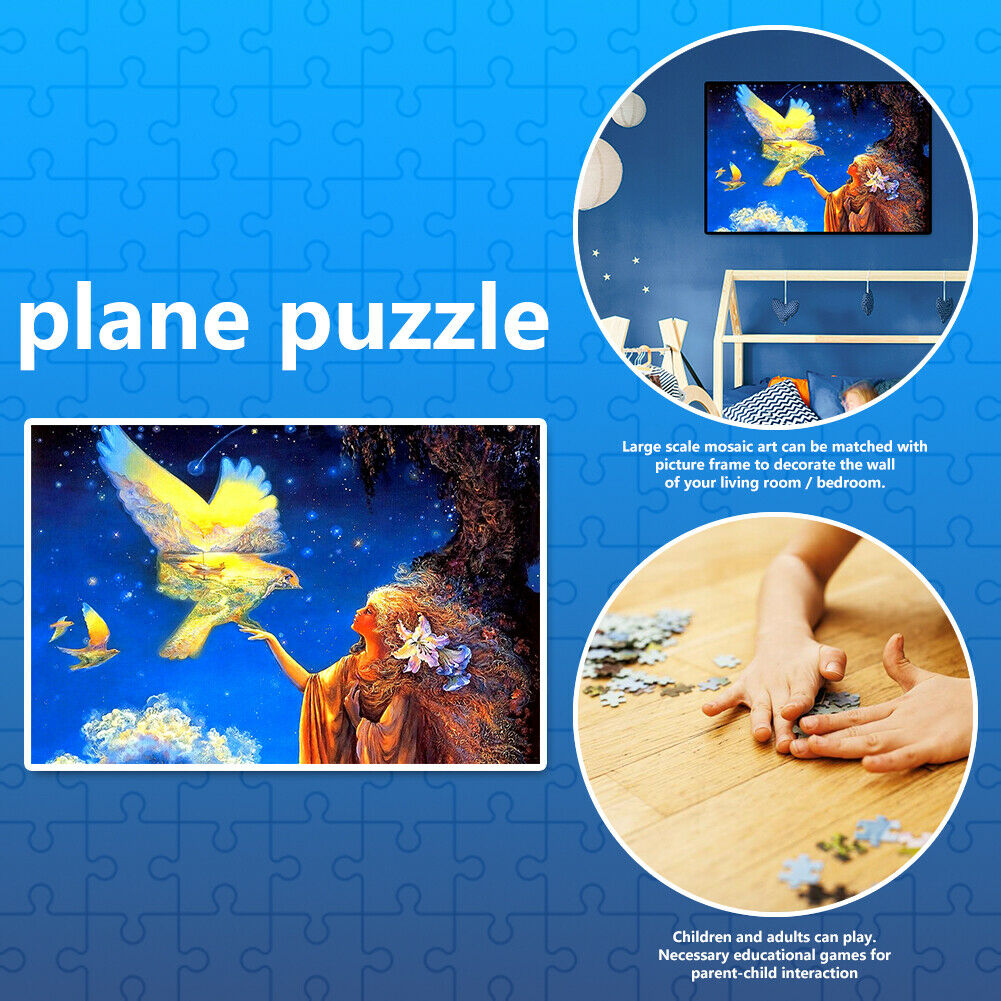 1000pcs DIY Girl and Pigeon Jigsaw Puzzle Children Adults Picture Toys Gift @