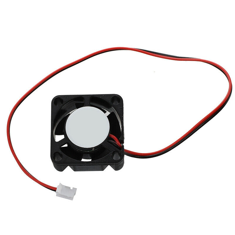 25mm x 10mm 2Pin DC 12V 0.05A Black Plastic Mini Cooling Fan V1H8H8