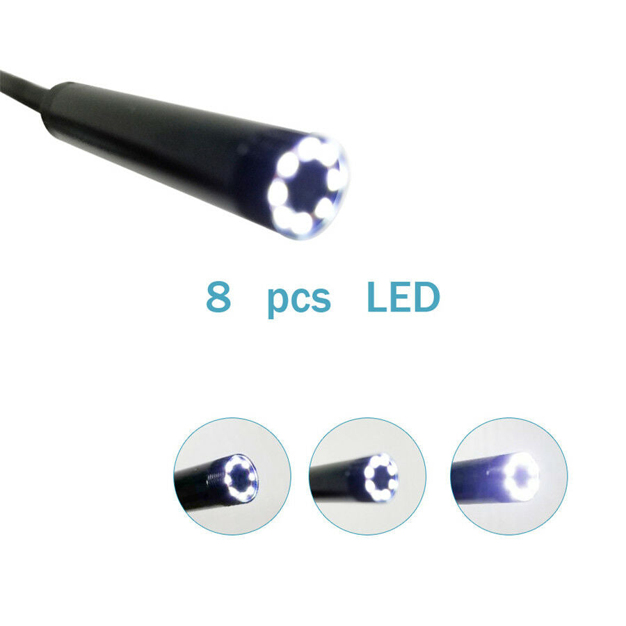 2M 8LED Endoscope Camera PC Endoscopio 720P Inspection Camera for Android IOS