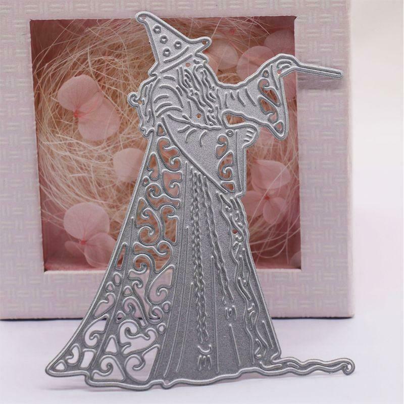 Halloween Wizard DIY Handicrafts Cutting Dies Metal Cutting Stencils Album