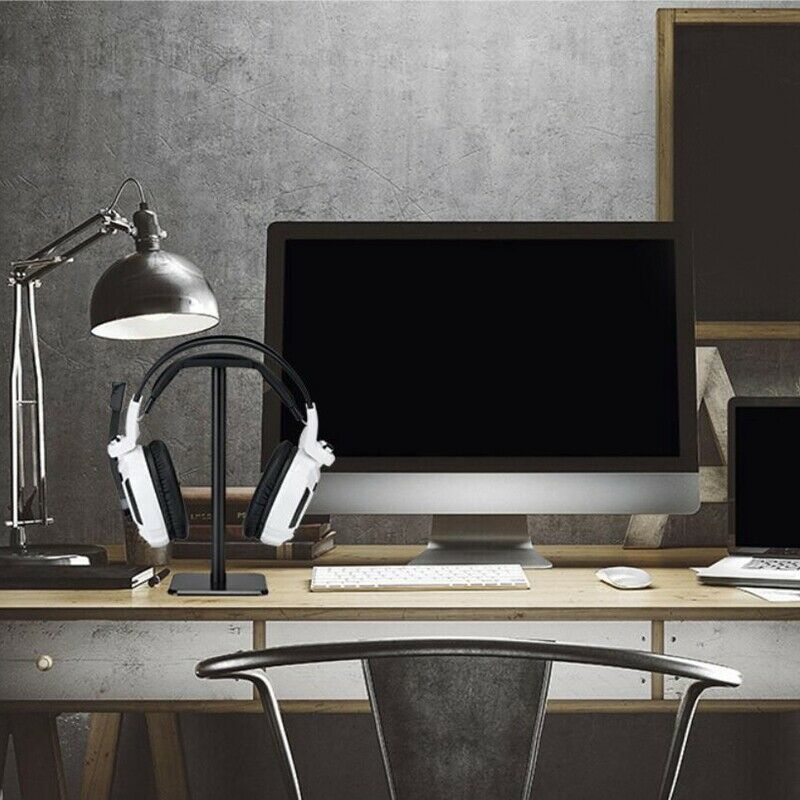 Headphone Stand- Gaming Headset Holder with Aluminum Supporting Bar HeadrestV8P2