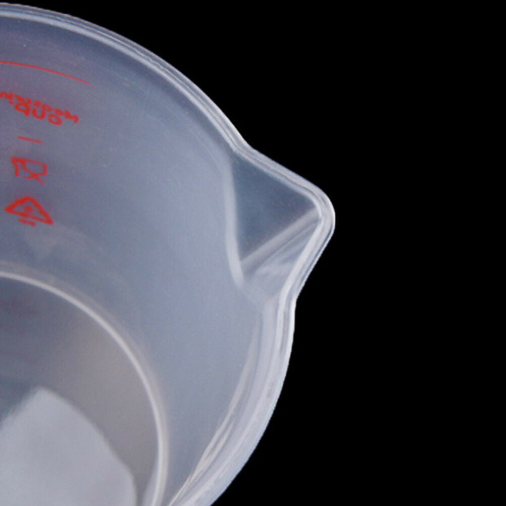 250ml plastic clear measuring cup handle liquid pour spout home kitchen to.l8