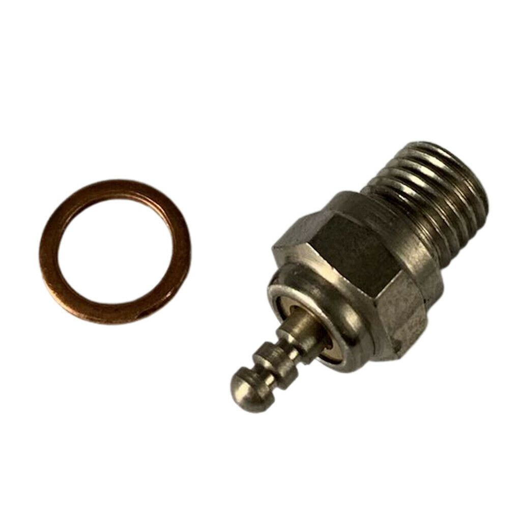 Universal Steel 70117 Glow Plug Spark Plug for 1/10 HPI HSP RC Car Boat Set
