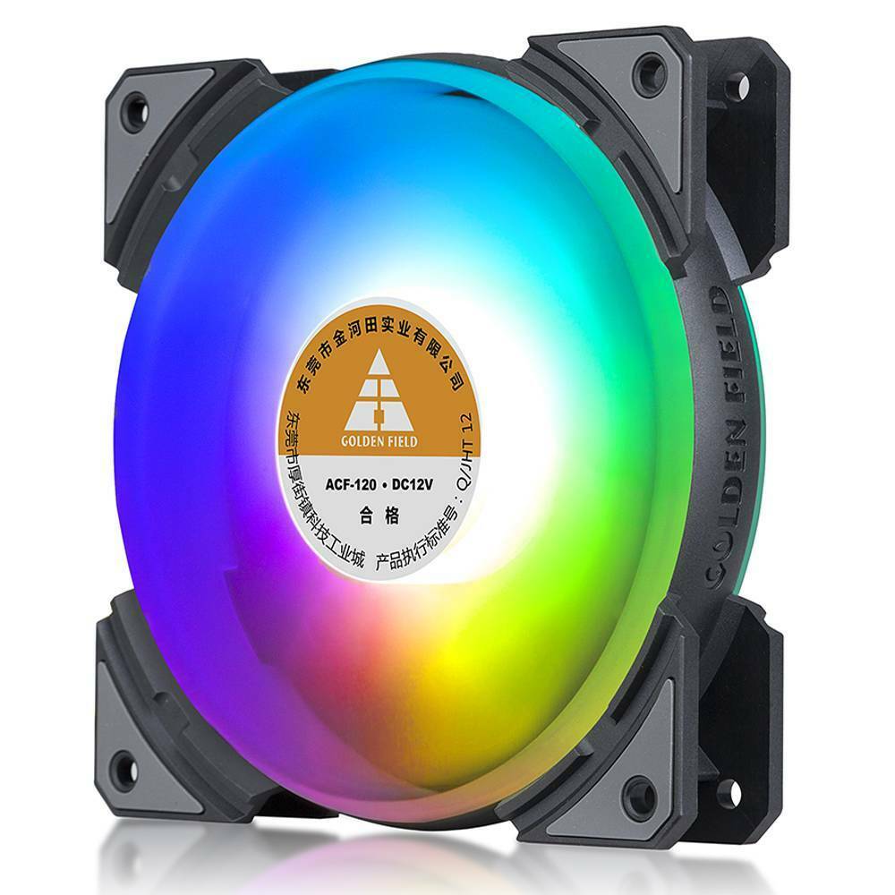 Universal Case Fan 120mm Cooling Fans Colourful Cooler Fits PC Computer New!!
