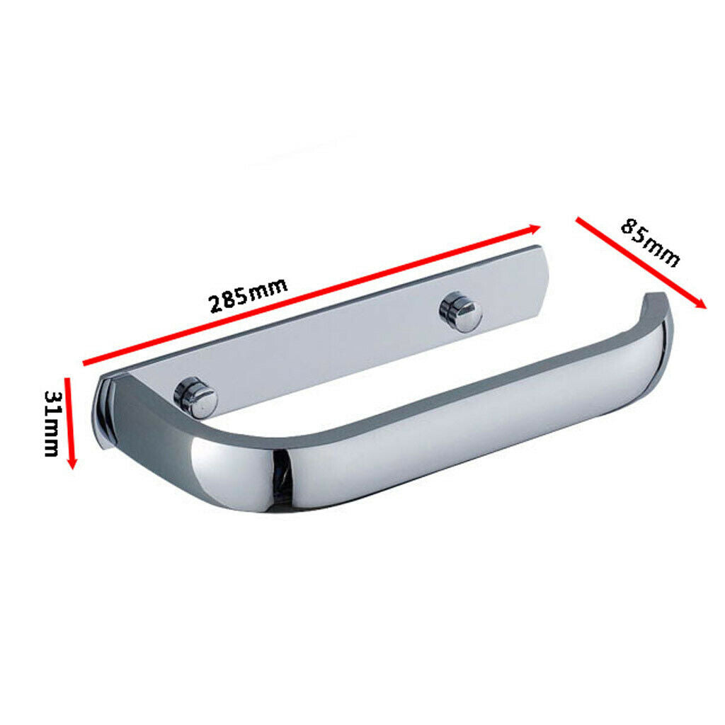 Stainless Steel Polished Towel Rack Bar Wall Mounted for Bathroom Washroom