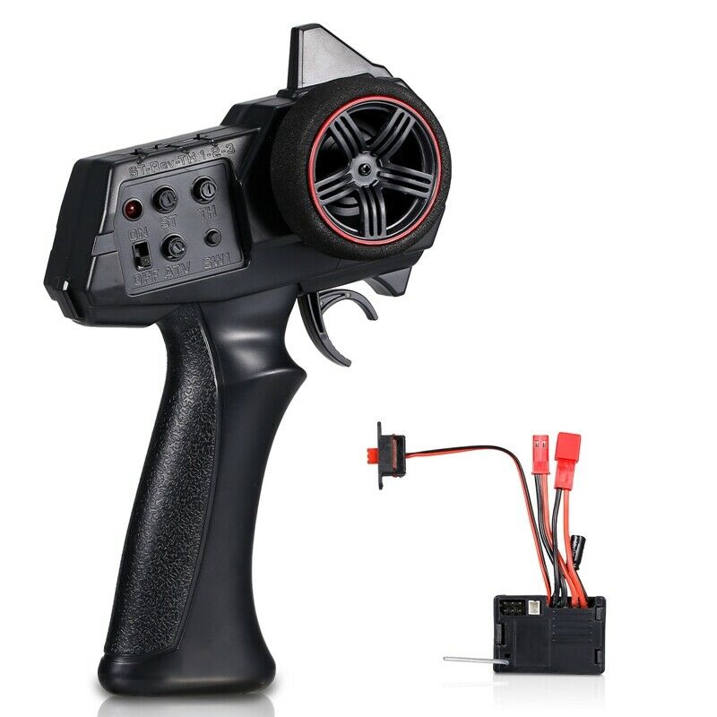 AX-7S AX7S 2.4G 3CH Transmitter Remote Controller with 2 in 1 Receiver ESC fW9M5