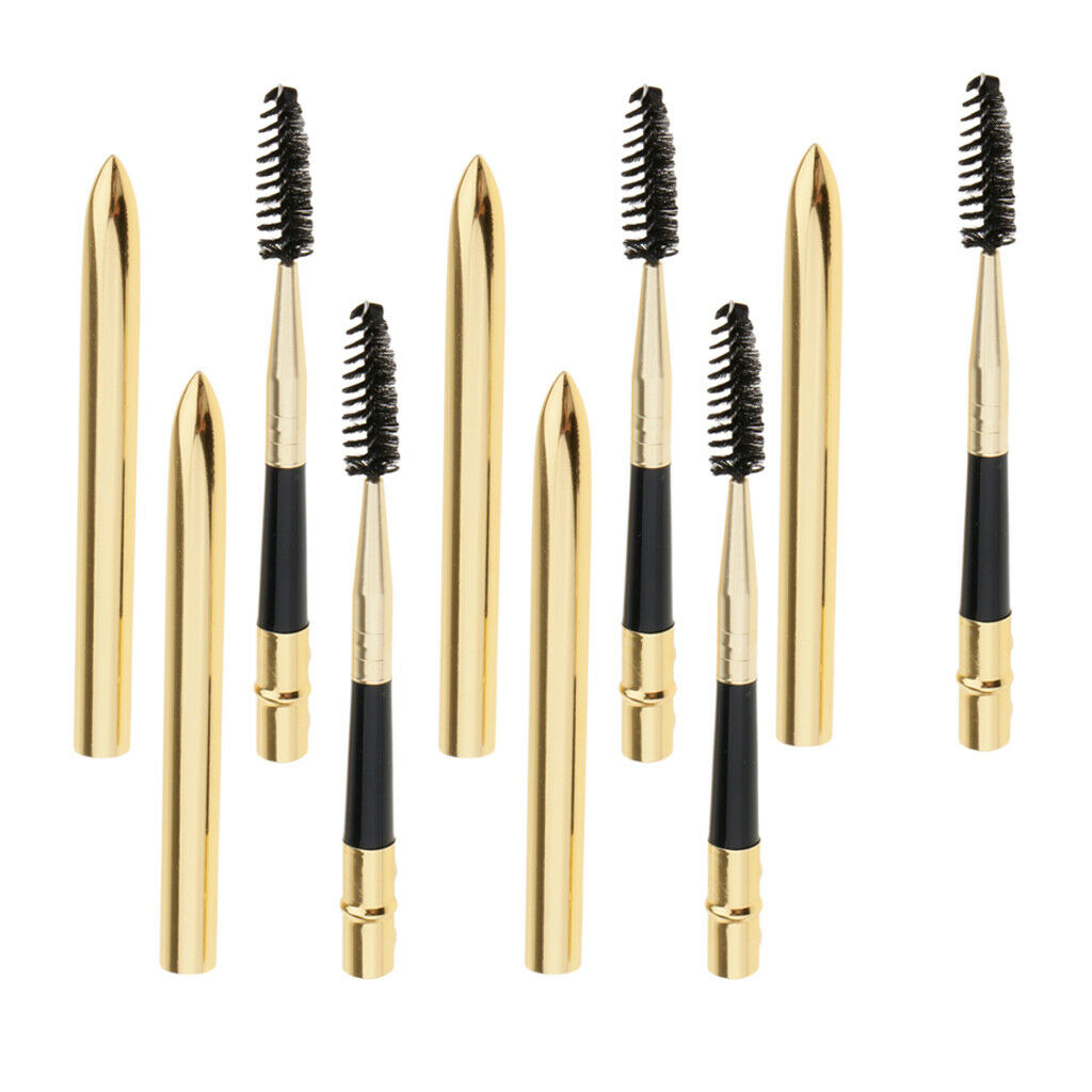 5Pcs Reusable Makeup Mascara Spiral Wand Detachable Eyebrow Styling Brush