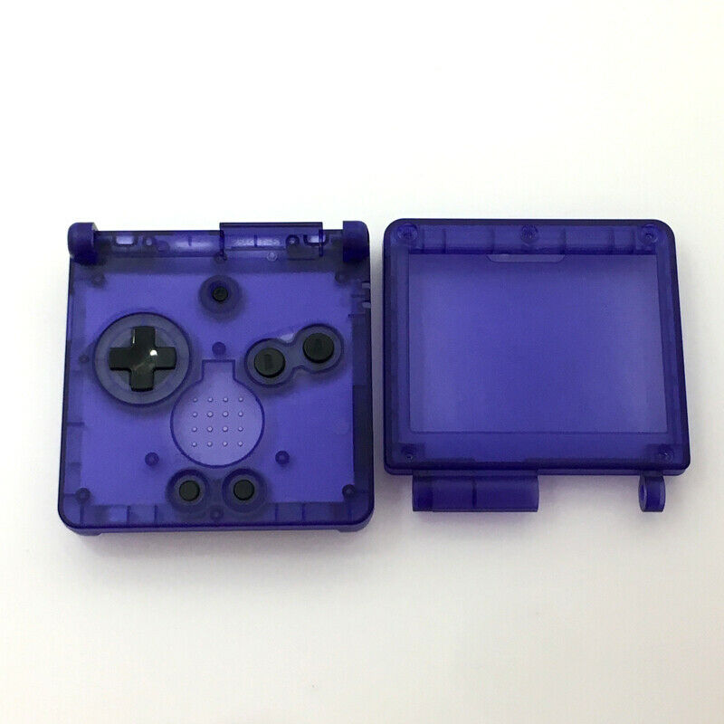 Transparent Blue Clear Shell Housing Case For Nintendo Gameboy Advance SP GBA SP