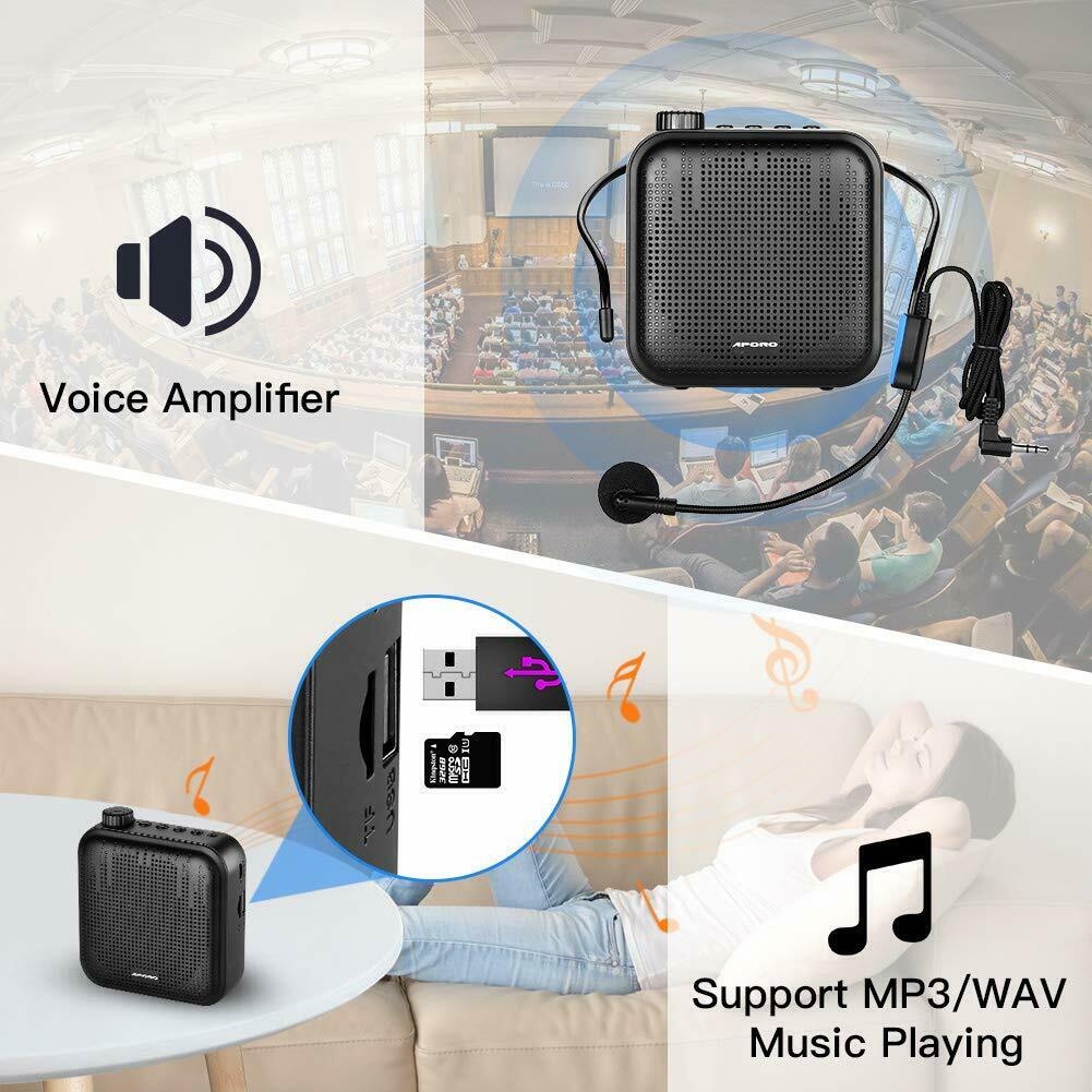 Portable  Mini Audio Amplifier Rechargeable Ultralight Loudspeaker For Teachers