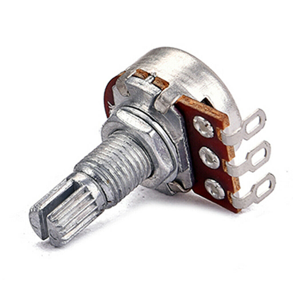10pcs B50K 18mm Split Shaft Audio Volume Taper Potentiometer for Guitar Bass