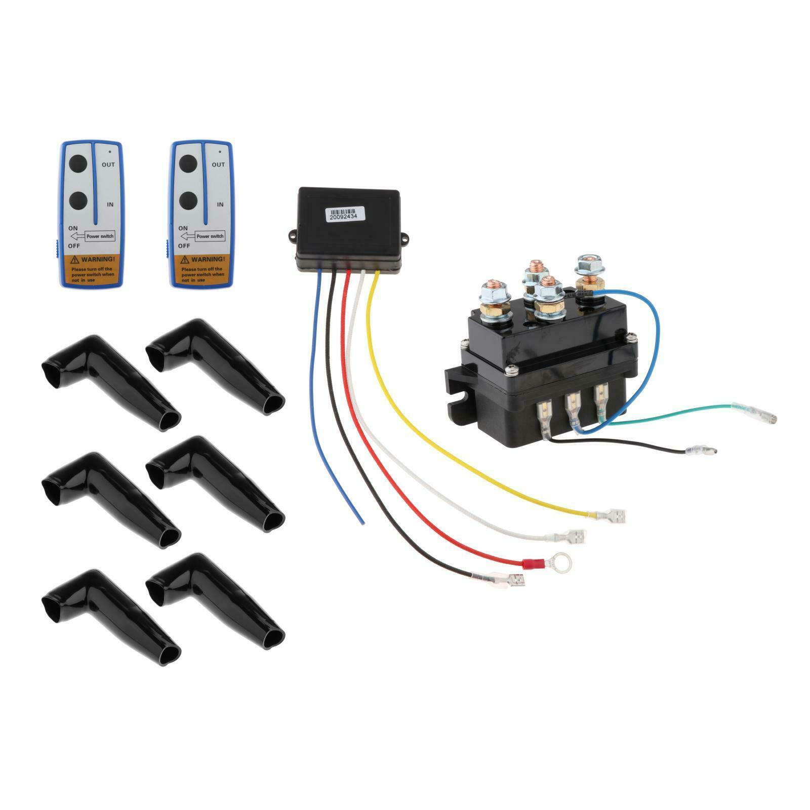 Universal Solenoid Winch Relay Switch Thumb with Remote Controls for UTV ATV